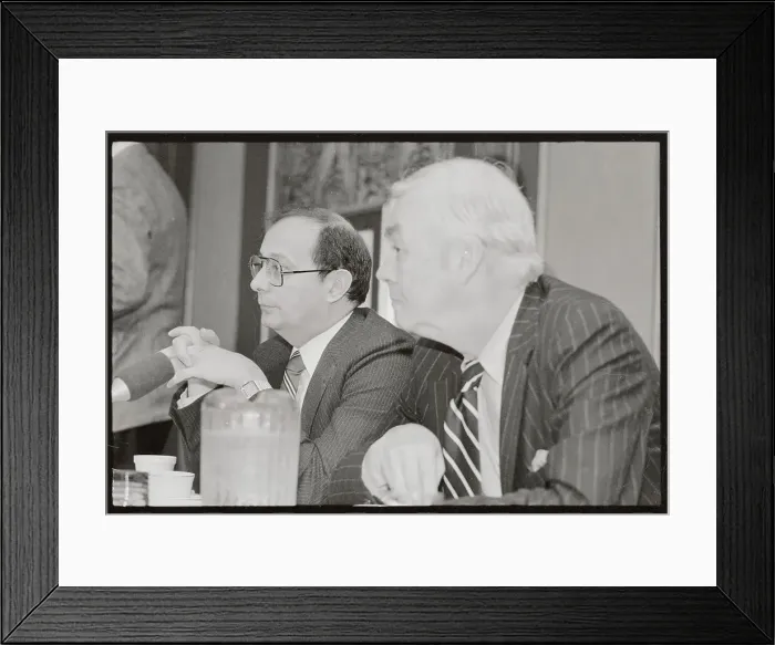 Framed Print : Patrick Moynihan and Peers Sitting in at Forum Framed Print : Patrick Moynihan and Peers Sitting in at Forum