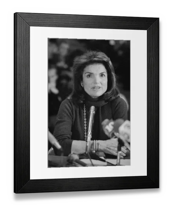 Framed Print : Portrait of Jacqueline Kennedy Onassis Framed Print : Portrait of Jacqueline Kennedy Onassis