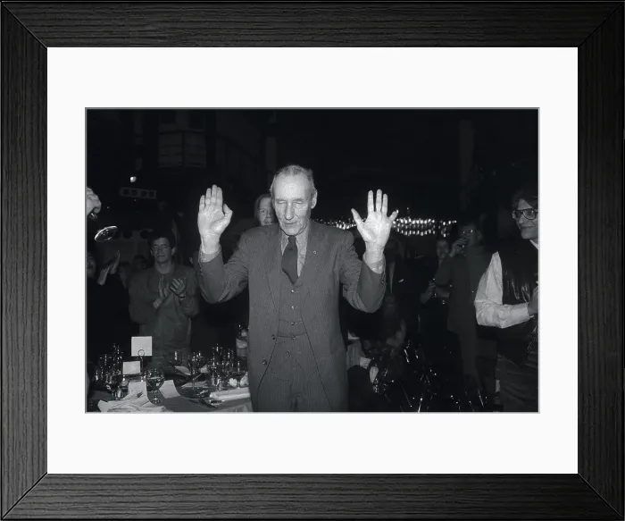Framed Print : William Burroughs Acting Surprised Framed Print : William Burroughs Acting Surprised