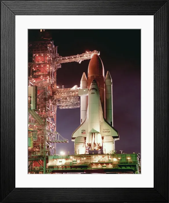 Framed Print : Challenger Space Shuttle Framed Print : Challenger Space Shuttle