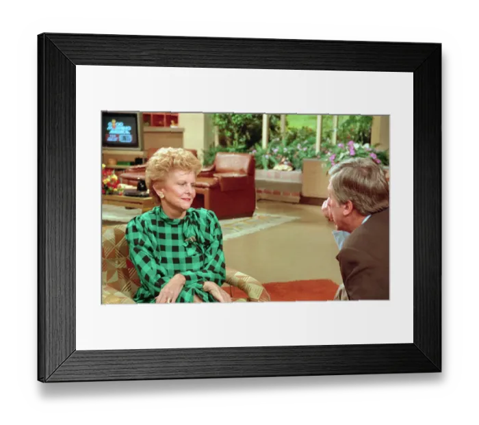 Framed Print : Betty Ford Appearing on Good Morning America Framed Print : Betty Ford Appearing on Good Morning America
