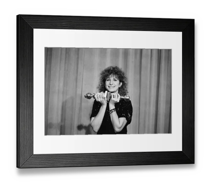 Framed Print : Barbra Streisand with Awards Framed Print : Barbra Streisand with Awards