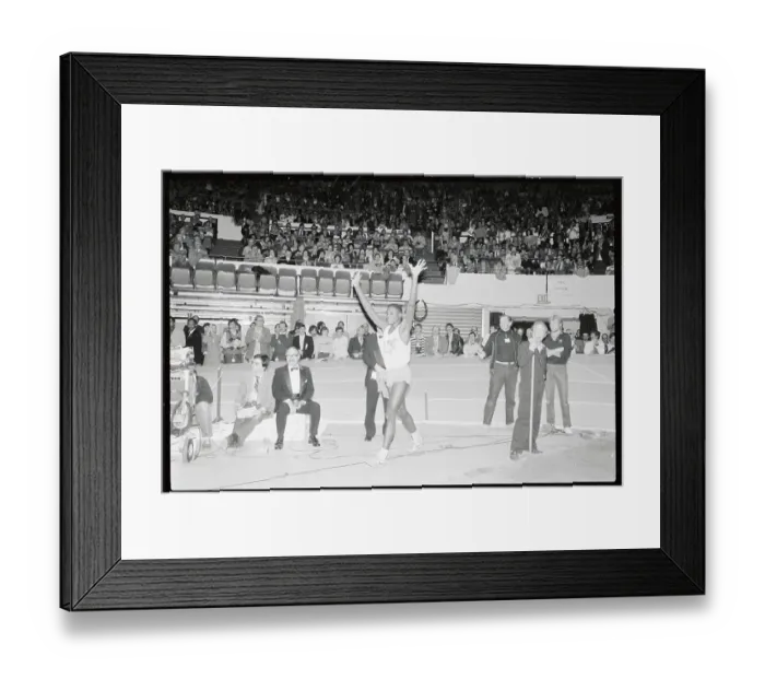 Framed Print : Portrait of Carl Lewis Raising Arms After Jump Framed Print : Portrait of Carl Lewis Raising Arms After Jump