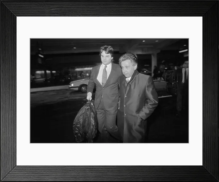 Framed Print : Nicodemo Scarfo with Colleague Framed Print : Nicodemo Scarfo with Colleague
