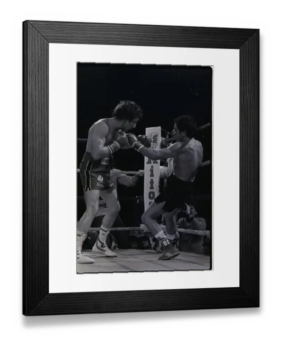 Framed Print : Bobby Chacon Falling On Ropes Framed Print : Bobby Chacon Falling On Ropes