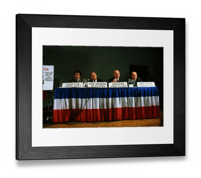 Framed Print : John Glenn and Peers at Debating Forum Framed Print : John Glenn and Peers at Debating Forum