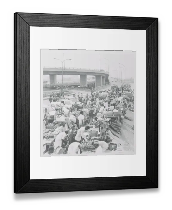 Framed Print : Nigerian Street Market Framed Print : Nigerian Street Market