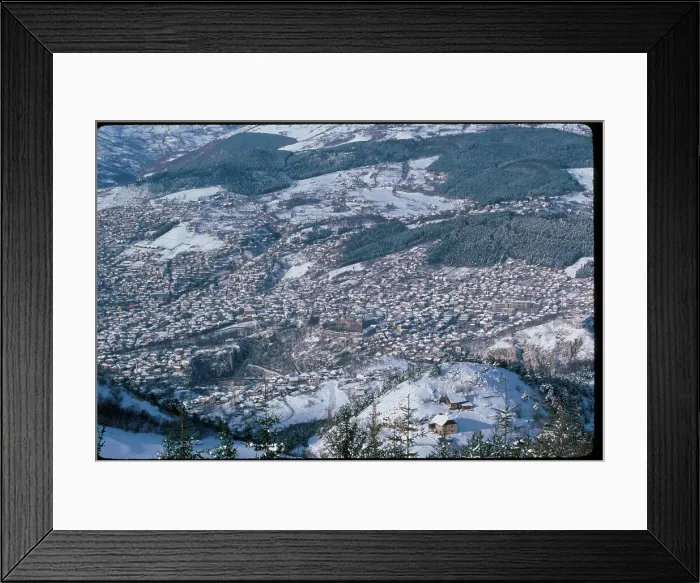 Framed Print : Aerial View of Sarajevo Framed Print : Aerial View of Sarajevo