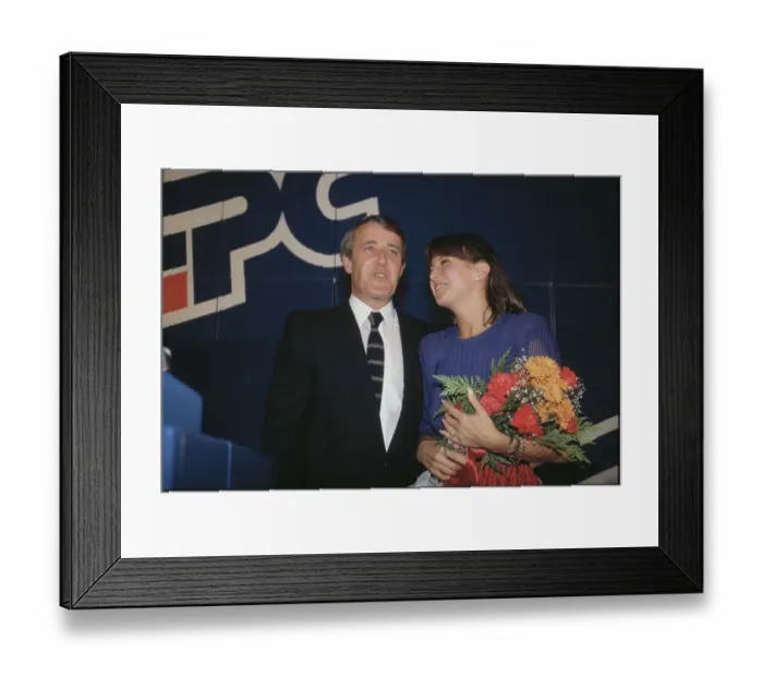 Framed Print : Brian Mulroney and Wife Framed Print : Brian Mulroney and Wife