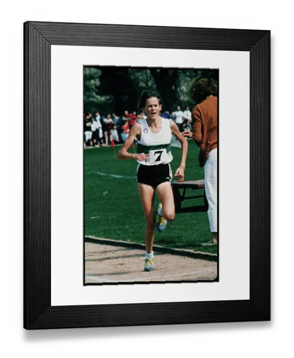 Framed Print : Champion Runner Zola Budd Framed Print : Champion Runner Zola Budd