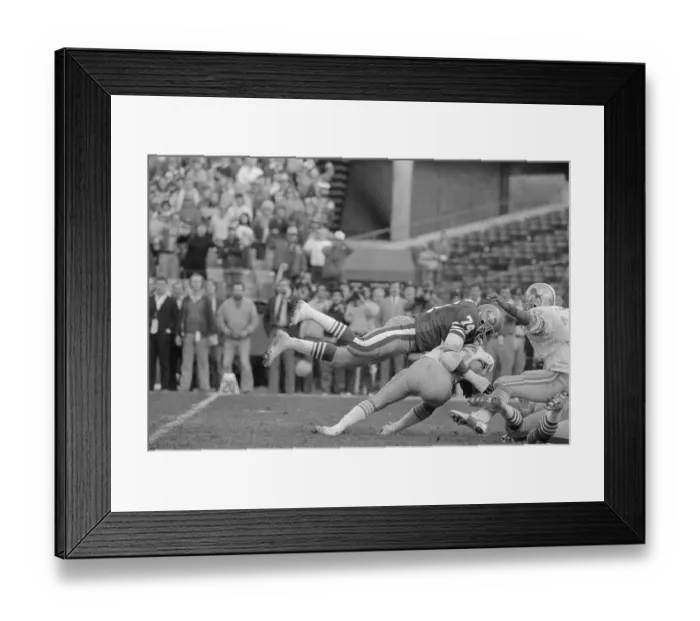 Framed Print : Football Players in Action Framed Print : Football Players in Action