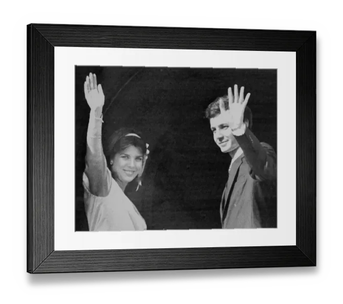 Framed Print : Princess Caroline and Second Husband Framed Print : Princess Caroline and Second Husband