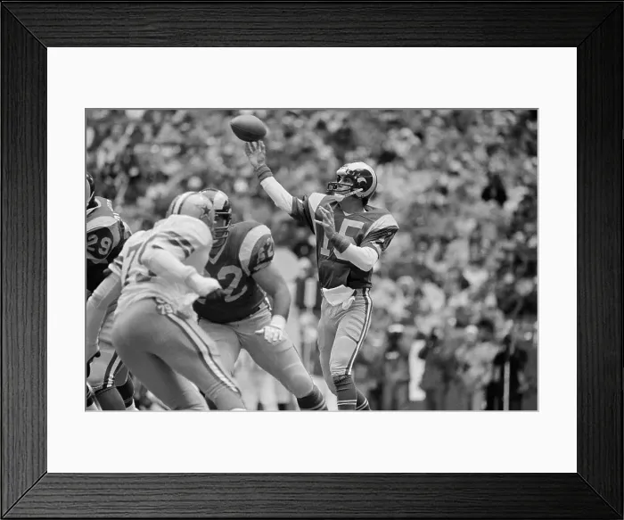 Framed Print : Vince Ferragamo Passing Football Framed Print : Vince Ferragamo Passing Football