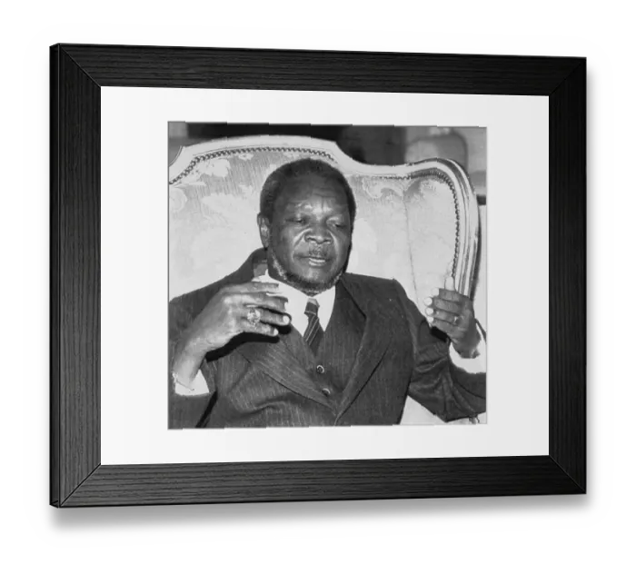 Framed Print : Former Central African Emperor Framed Print : Former Central African Emperor