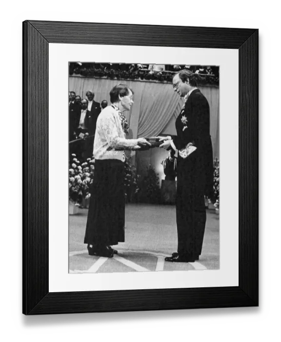 Framed Print : McClintock Receiving Nobel Prize Framed Print : McClintock Receiving Nobel Prize