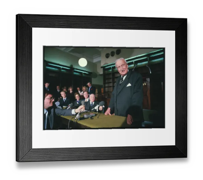 Framed Print : German Bidder with the Press After Auction Buy Framed Print : German Bidder with the Press After Auction Buy