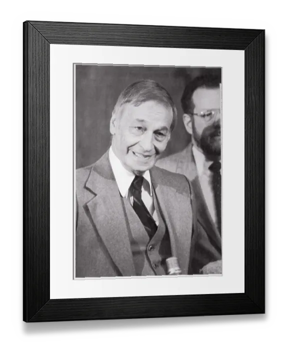 Framed Print : Harry Claiborne After His Indictment Framed Print : Harry Claiborne After His Indictment