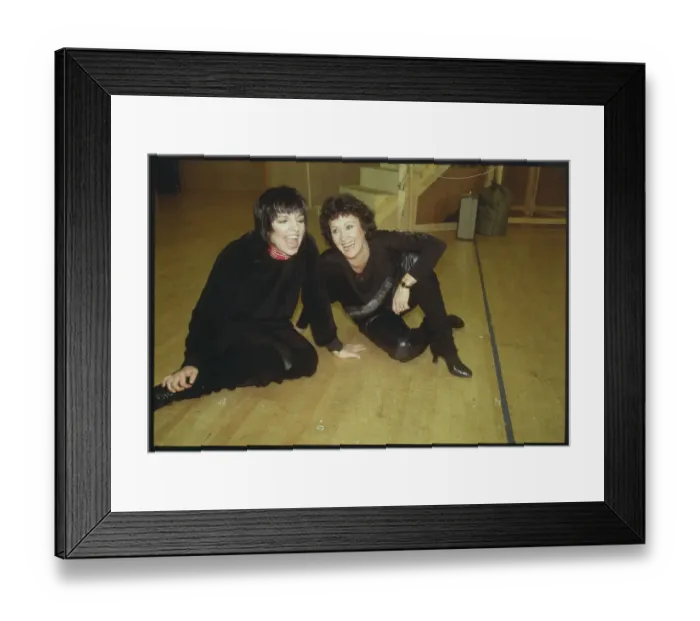 Framed Print : Liza Minnelli Rehearsing with Chita Rivera Framed Print : Liza Minnelli Rehearsing with Chita Rivera