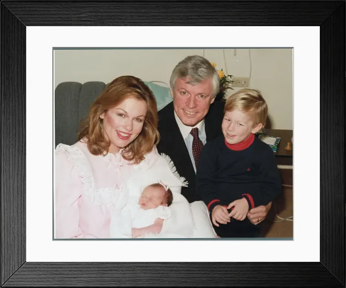 Framed Print : Portrait of Governor John Y. Brown Jr. and His Family
