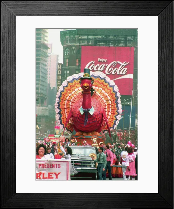 Framed Print : Turkey Float in Macy's Thanksgiving Day Parade Framed Print : Turkey Float in Macy's Thanksgiving Day Parade