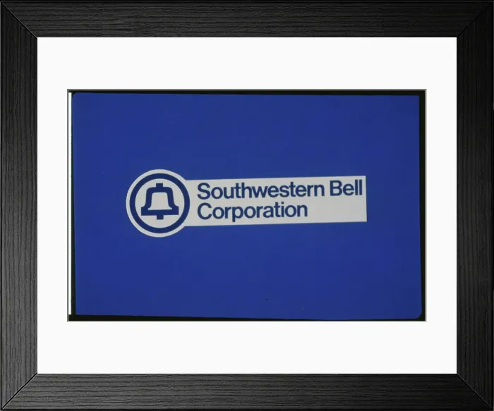 Framed Print : Southwestern Bell Corporation Logo Framed Print : Southwestern Bell Corporation Logo