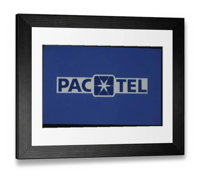 Framed Print : PACTEL Company Logo