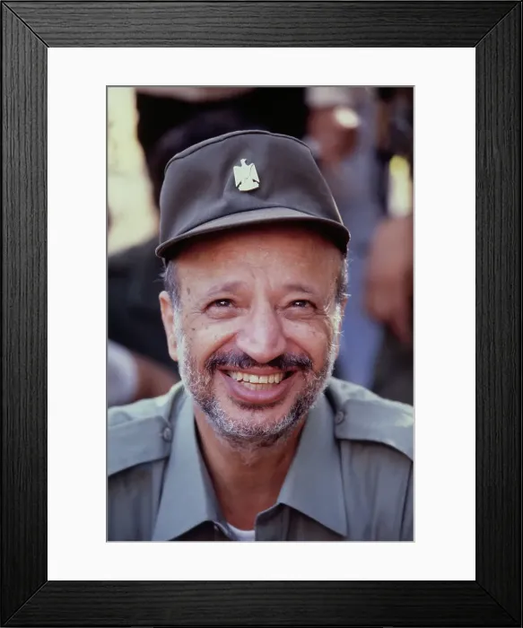 Framed Print : PLO Chairman Yasser Arafat Smiling Framed Print : PLO Chairman Yasser Arafat Smiling