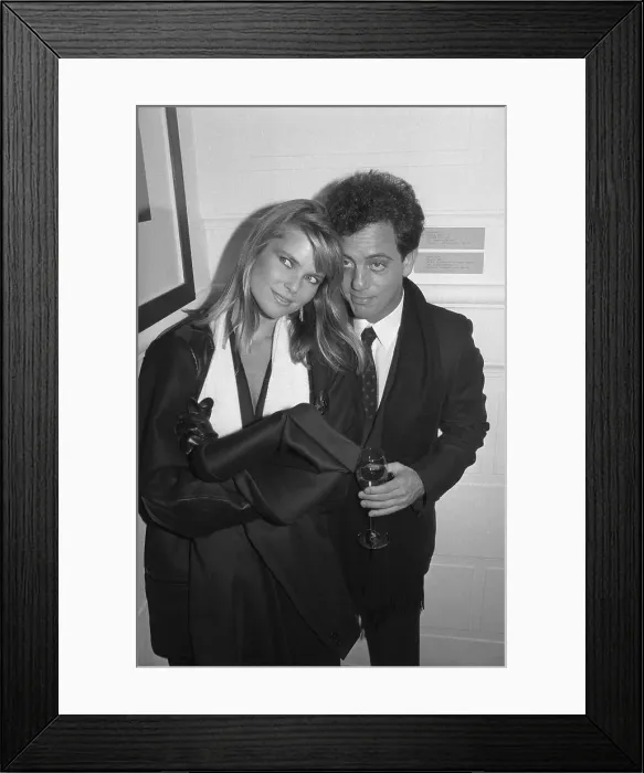 Framed Print : Christie Brinkley And Billy Joel