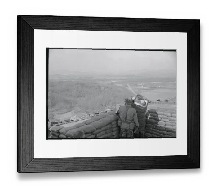 Framed Print : President Reagan on Observation Deck
