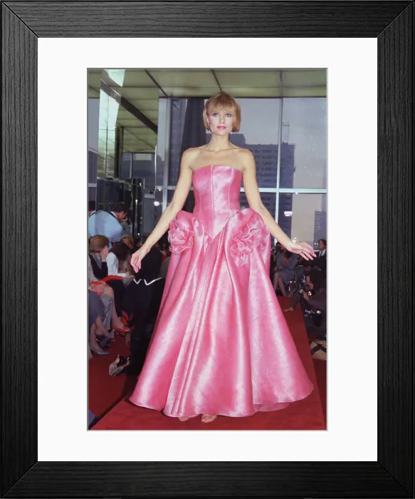 Framed Print : Halston's Spring-Summer Collection