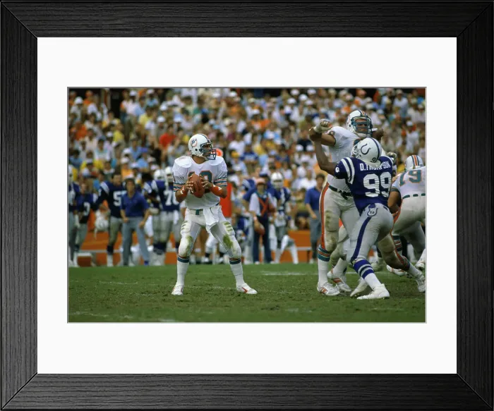 Framed Print : Dan Marino Football Player Framed Print : Dan Marino Football Player