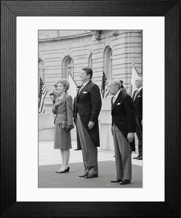 Framed Print : President and Nancy Reagan with Emperor Hirohito Framed Print : President and Nancy Reagan with Emperor Hirohito