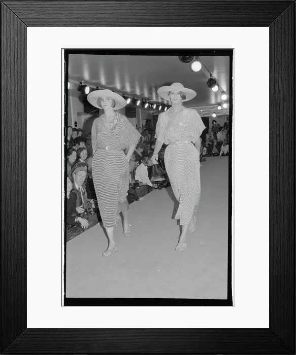 Framed Print : Calvin Klein's 1984 Spring-Summer Collection Framed Print : Calvin Klein's 1984 Spring-Summer Collection