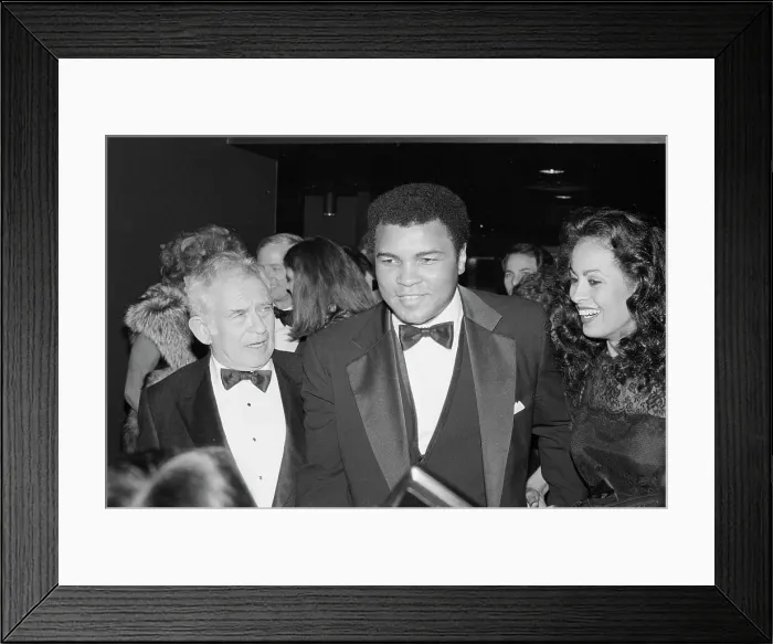 Framed Print : Muhammad Ali W / Wife & Norman Mailer Framed Print : Muhammad Ali W / Wife & Norman Mailer