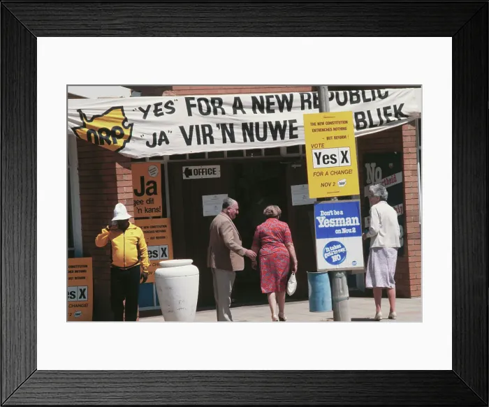 Framed Print : Exterior of Voting Station Framed Print : Exterior of Voting Station