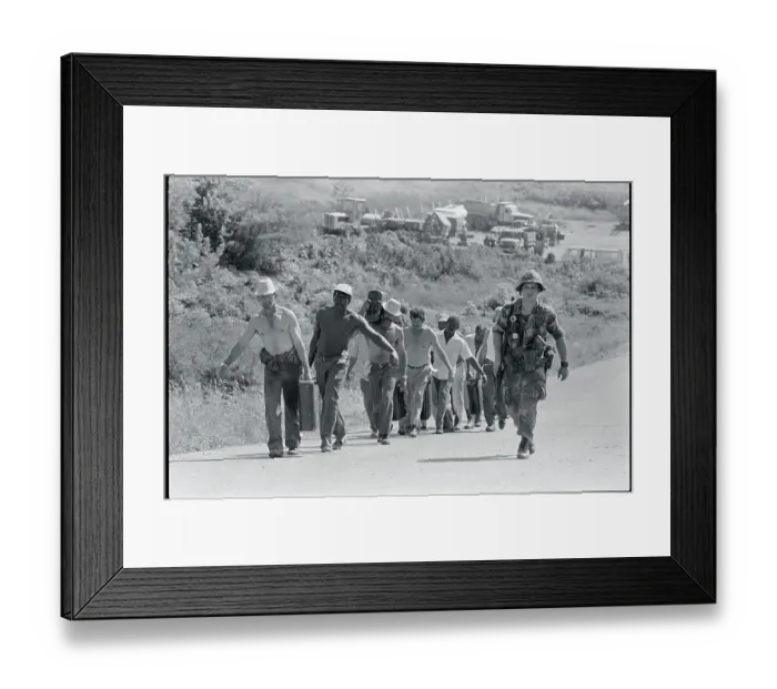 Framed Print : Cuban Prisoners Carrying Water Framed Print : Cuban Prisoners Carrying Water
