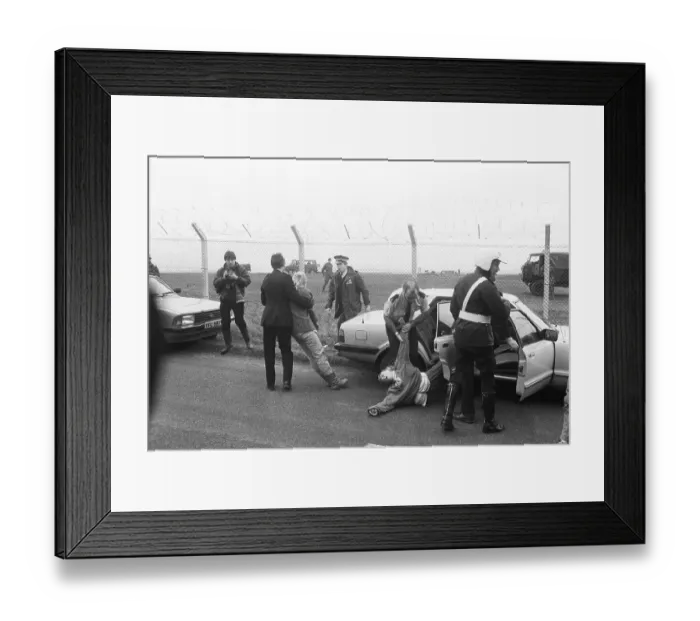 Framed Print : Women Peace Campaigners Being Arrested Framed Print : Women Peace Campaigners Being Arrested