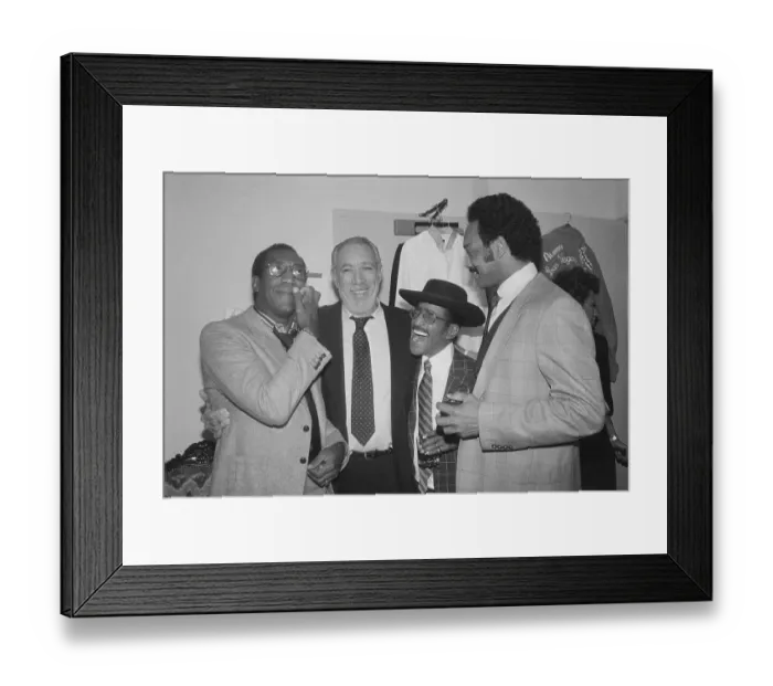 Framed Print : Bill Cosby and Sammy Davis, Jr Backstage Framed Print : Bill Cosby and Sammy Davis, Jr Backstage