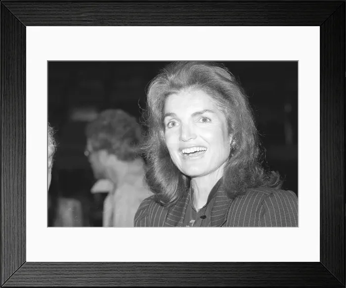 Framed Print : Portrait of Jacqueline Kennedy Onassis Framed Print : Portrait of Jacqueline Kennedy Onassis