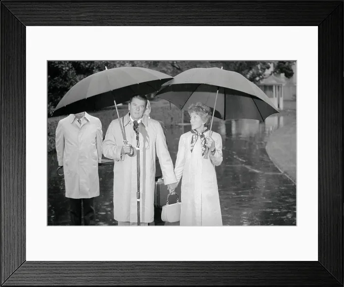 Framed Print : Ronald Reagan and His Wife Framed Print : Ronald Reagan and His Wife