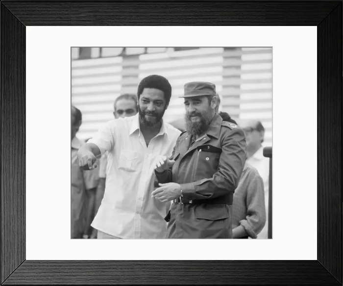 Framed Print : Maurice Bishop with Fidel Castro Framed Print : Maurice Bishop with Fidel Castro