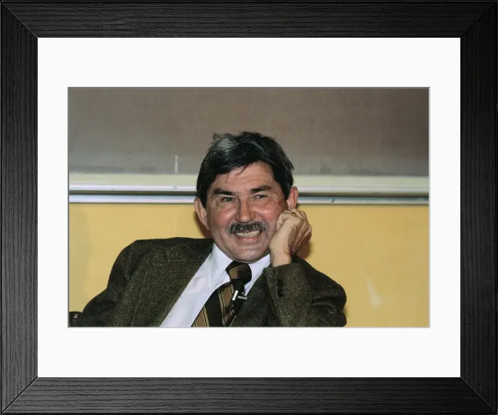 Framed Print : Portrait of Henry Taub Framed Print : Portrait of Henry Taub