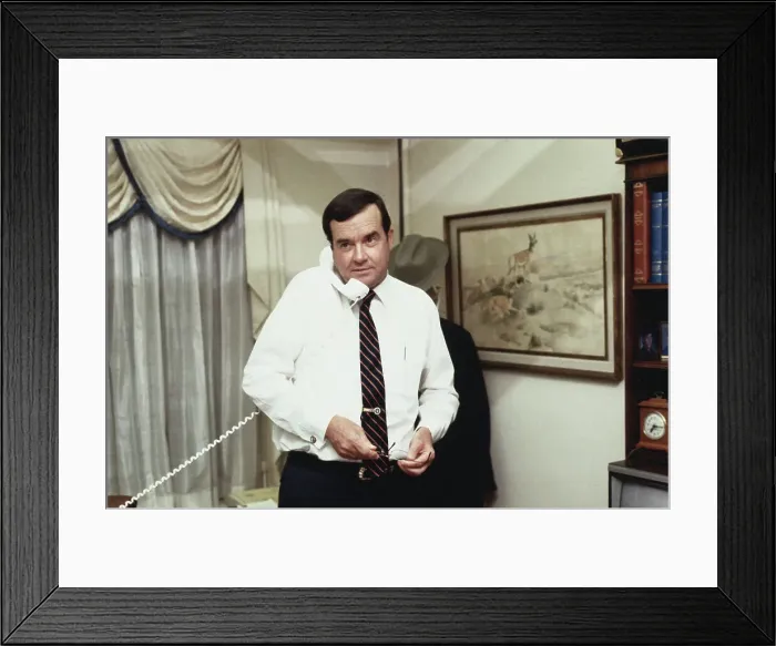Framed Print : William Clark Talking on the Telephone Framed Print : William Clark Talking on the Telephone