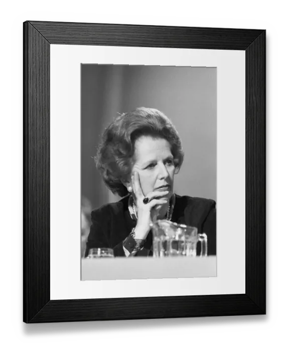 Framed Print : British Prime Minister Margaret Thatcher