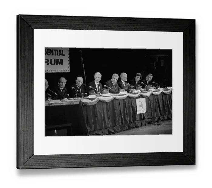 Framed Print : Political Leaders Debating Framed Print : Political Leaders Debating