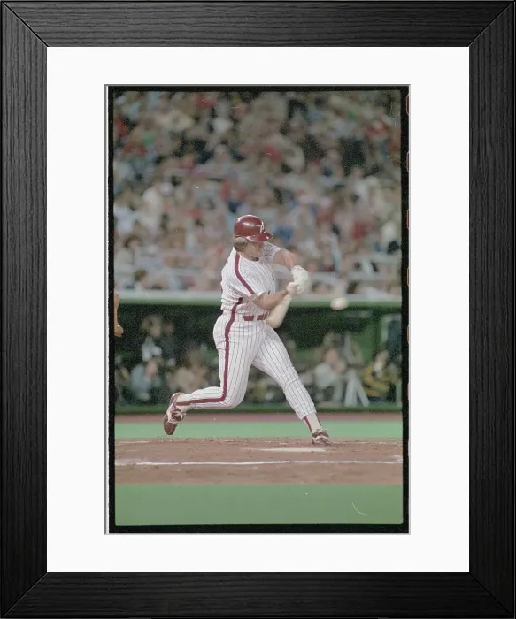 Framed Print : Pete Rose Swinging Bat Framed Print : Pete Rose Swinging Bat