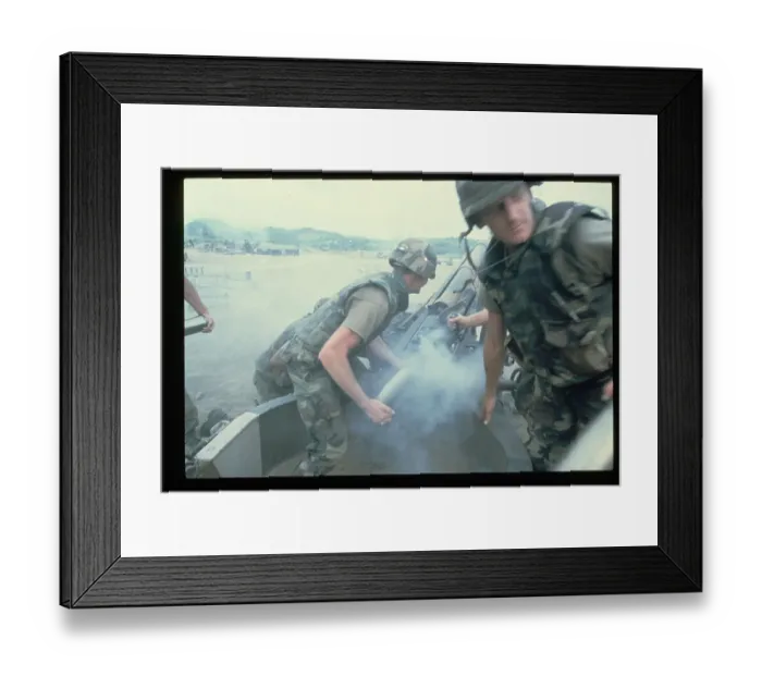Framed Print : Soldiers Loading Cannon Framed Print : Soldiers Loading Cannon