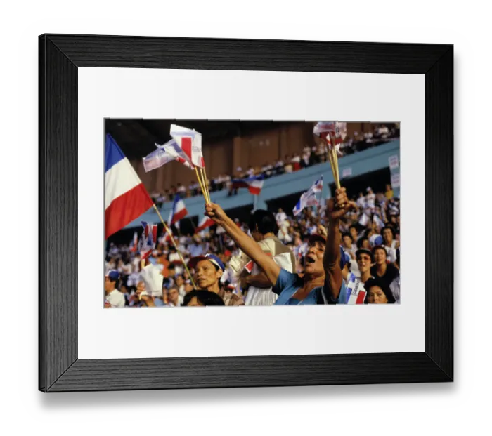 Framed Print : Rally in El Salvador Framed Print : Rally in El Salvador