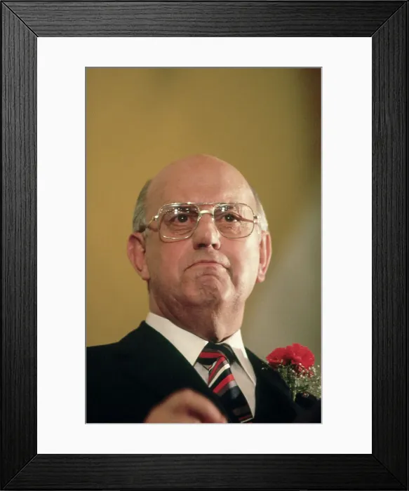 Framed Print : Pieter Willem Botha at Press Conference Framed Print : Pieter Willem Botha at Press Conference