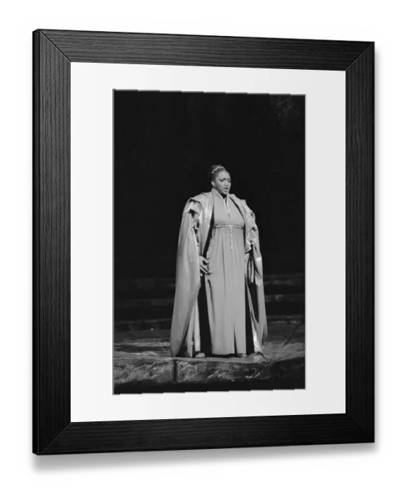 Framed Print : Jessye Norman Singing in Costume Framed Print : Jessye Norman Singing in Costume